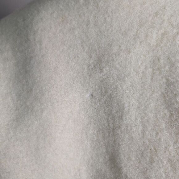 Vintage Cream Wool Blend Jacket Women’s Sz 10 Classic Minimalist 90s Style - Picture 3 of 11